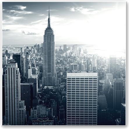 Actual product image Trenddeko The Empire State Building - square (40 x 40 cm)