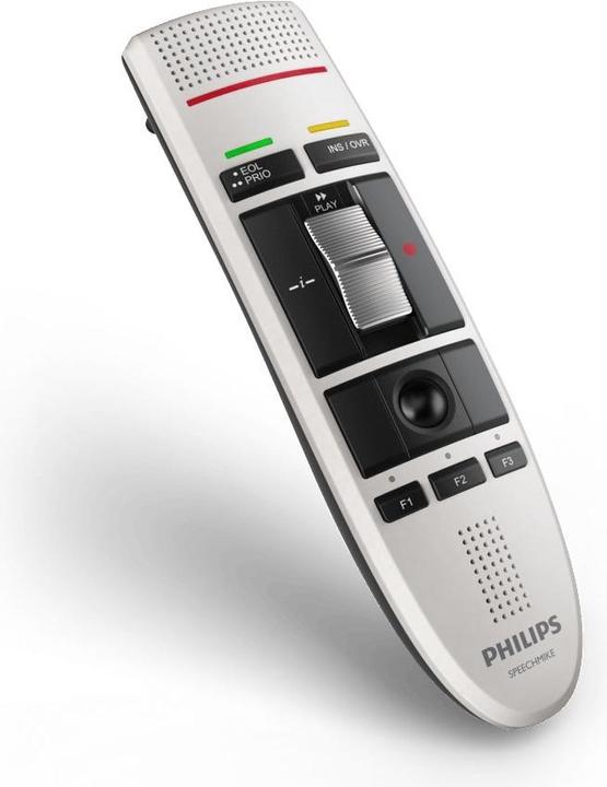 Image du produit Philips LFH3220 SpeechMike III Classic Integrator (sans logiciel, commutateur à glissière).