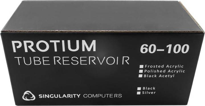 Actual product image Singularity Computers Protium expansion tank 100mm - acrylic