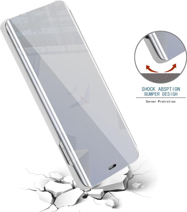 Immagine prodotto Cadorabo Copertina per specchietto retrovisore Smart View a libro (Apple iPhone XR)