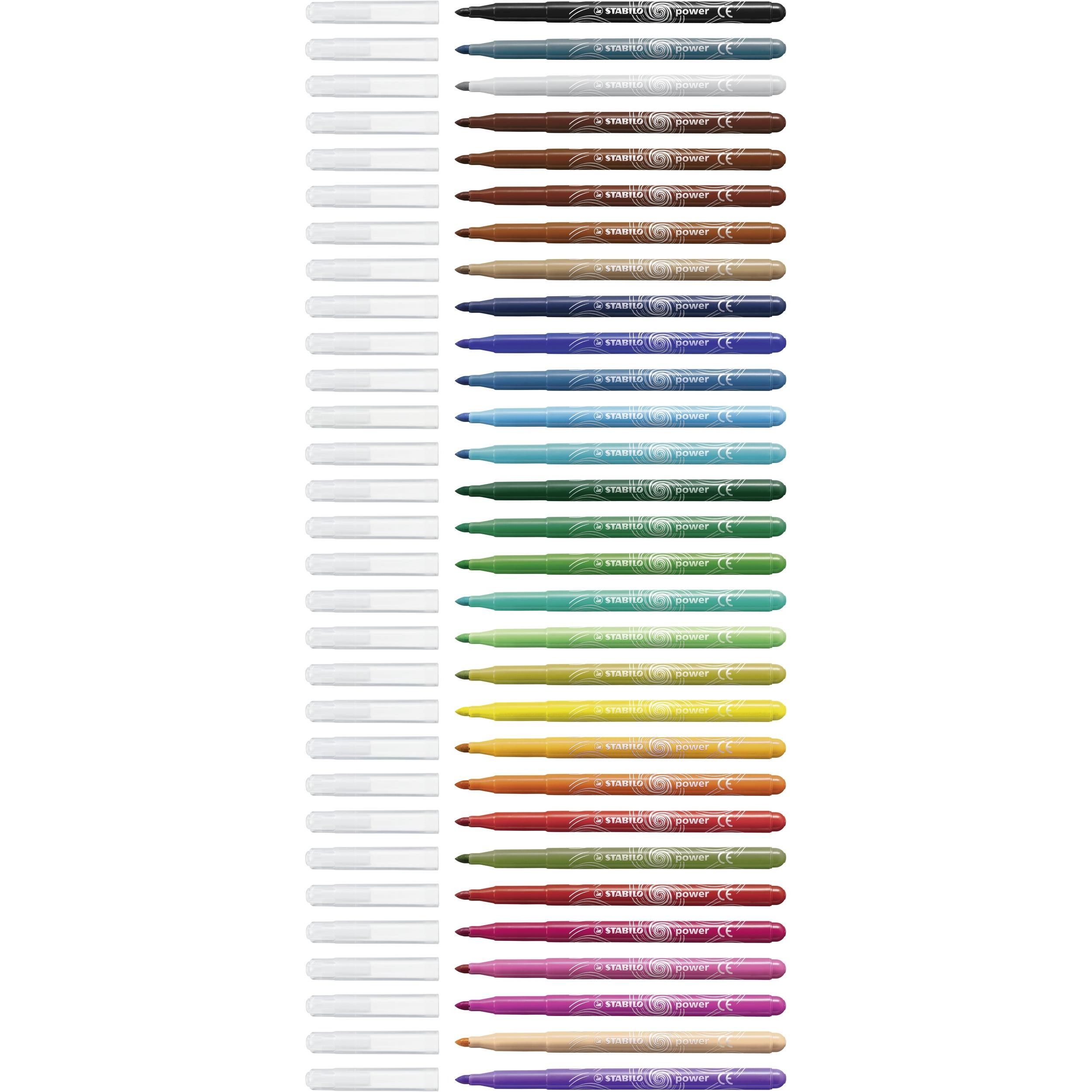 Thumbnail - STABILO, Malstifte, Power (Mehrfarbig, 30 x)