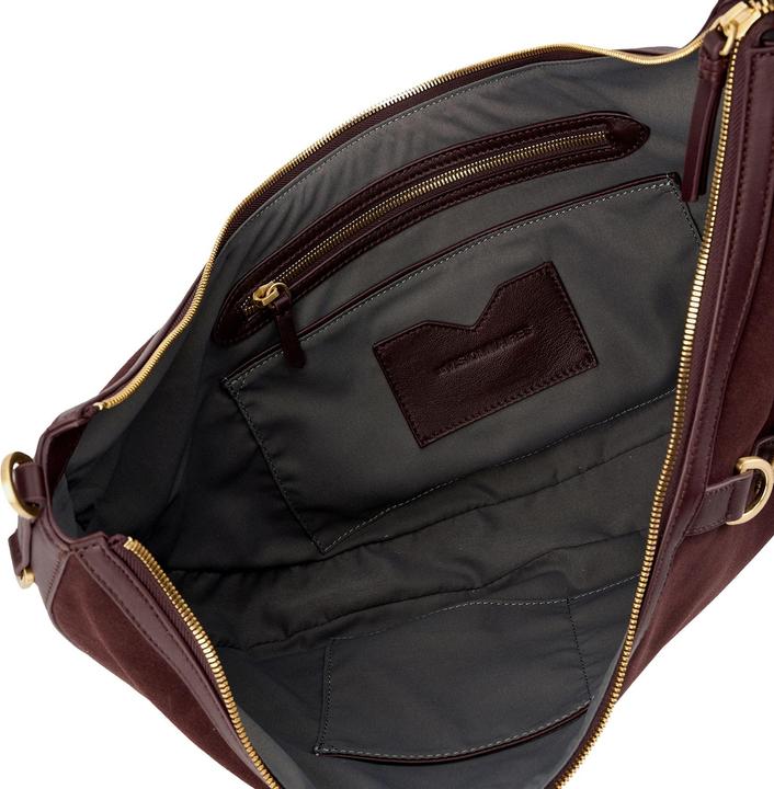 Actual product image Les Visionnaires Enya Schultertasche Leder 46 cm