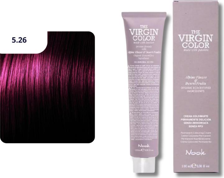 Actual product image Nook Virgin Colour hair dye (5.26 light blonde violet red)