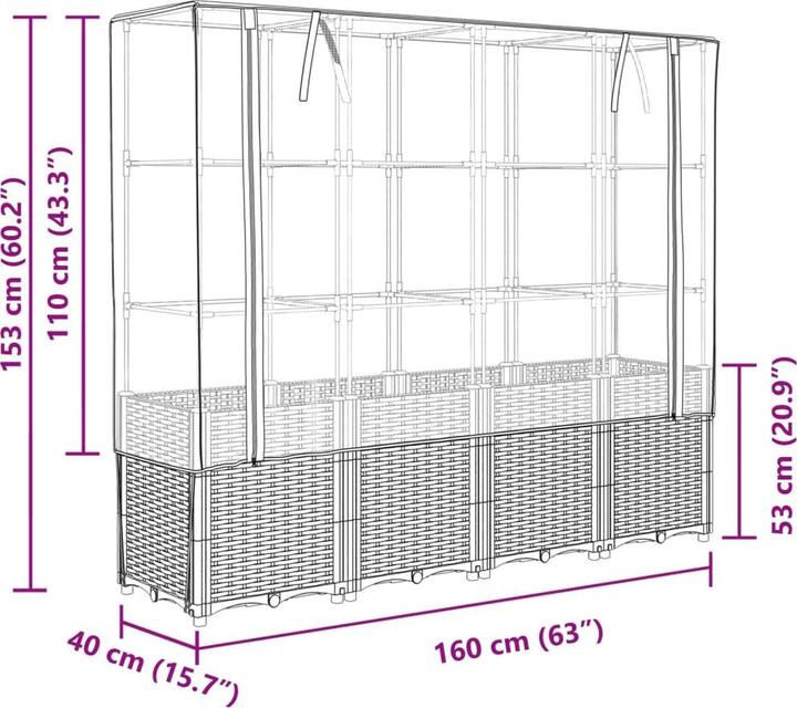 Produktbild vidaXL Hochbeet