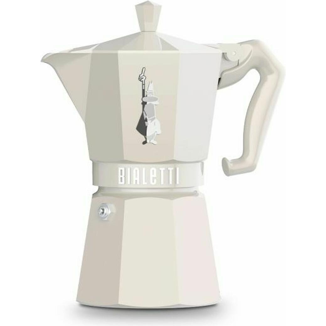 Bialetti Beige Moka Exclusive 6 Tazze Caffettiera Moka,