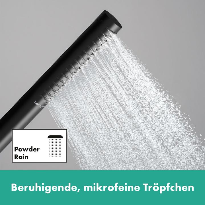 Immagine prodotto hansgrohe Pulsify S barra doccia 100, 1 tipo di getto a risparmio idrico, 24125 (1 Tipo di fascio, 9 l/min)