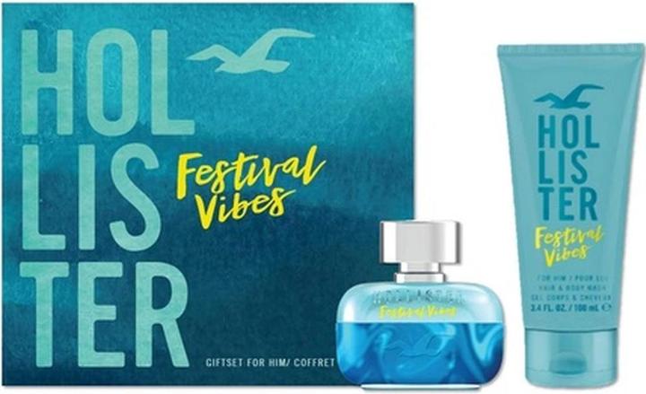 Hollister Festival Vibes Edt 50ml Hair And Body Wash 100ml