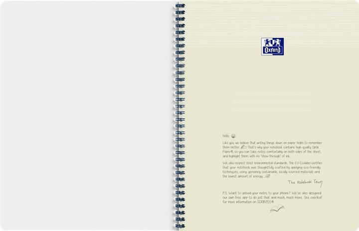 Image du produit Oxford Carnet de notes (A4, Quadrillé, Couverture souple)