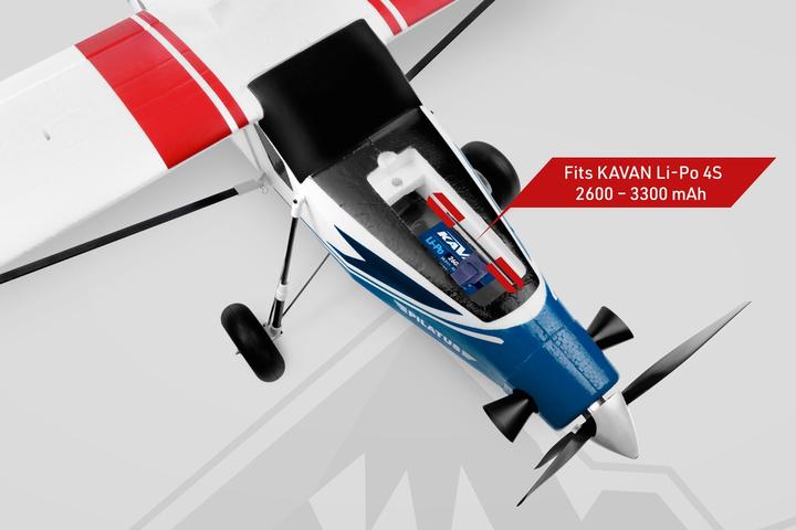 Immagine prodotto Kavan Pilatus PC-6 Porter 1500mm ARF - blu (Elicottero in scala)