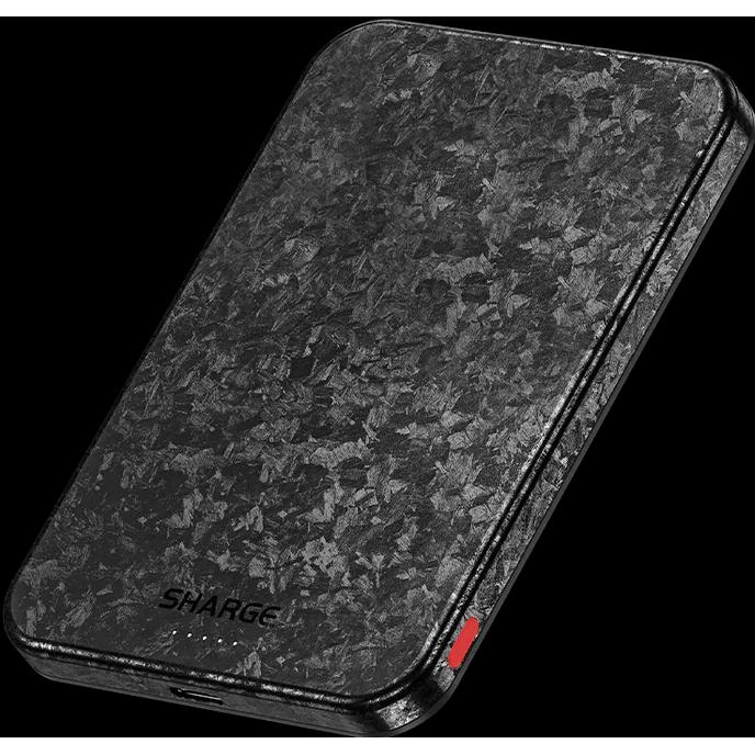 Thumbnail - Sharge CarbonMag (5K) (5000 mAh, 20 W, 19.25 Wh), Powerbank, Schwarz