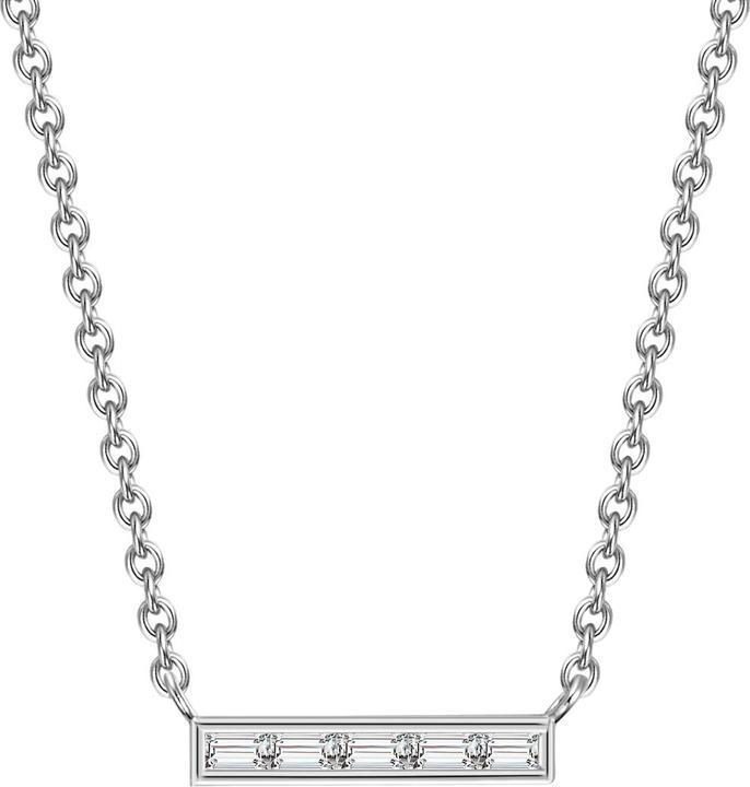 Immagine prodotto Glanzstücke München Catena da donna in argento Sterling Zirconia 40,0 cm + 5,0 cm di estensione - 30032 (Argento 925/-, 40 - 45 cm)