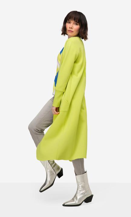 Immagine prodotto Laurasøn Sweat-Cardigan, Straight Fit, offene Jacke, sichtbare Nähte (L)
