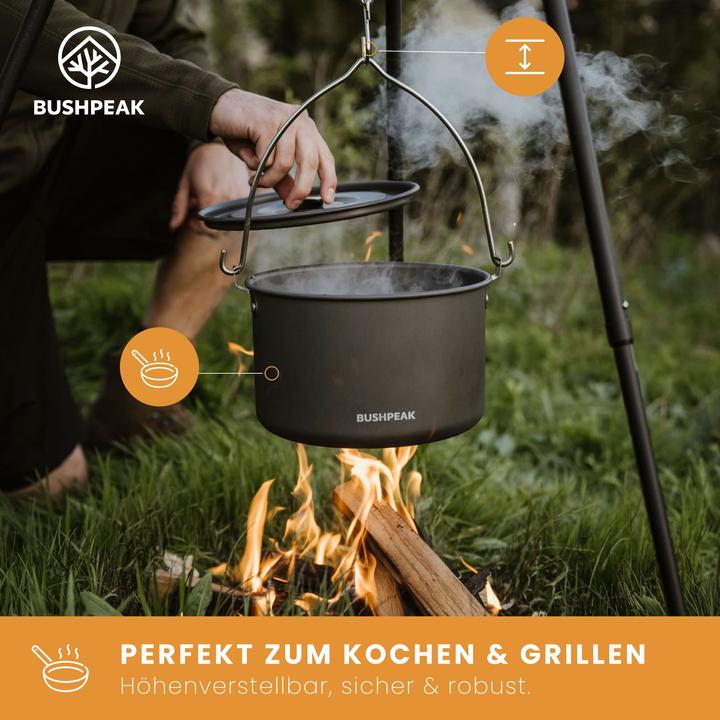 Actual product image Bushpeak Tripod aluminium compact