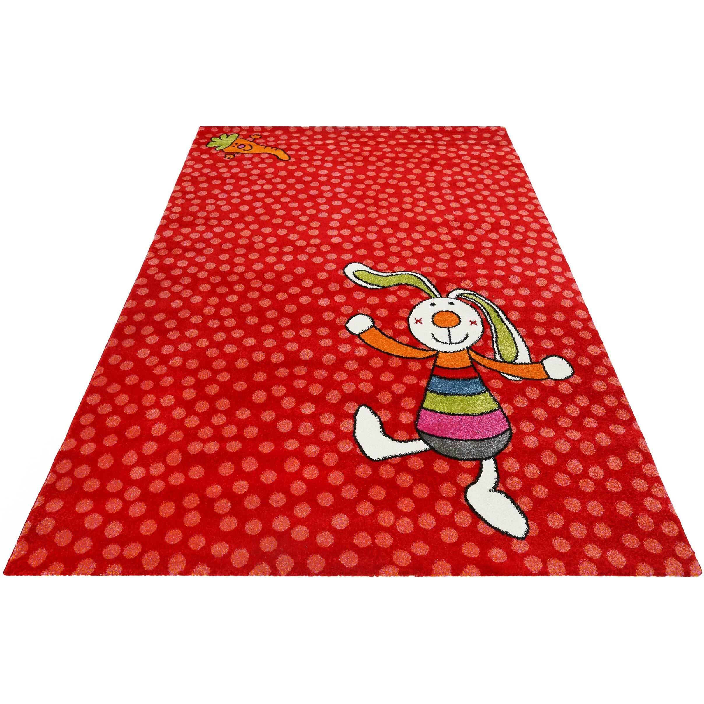 Thumbnail - Sigikid, Kinderteppich, Rainbow Rabbit (80 x 150 cm)