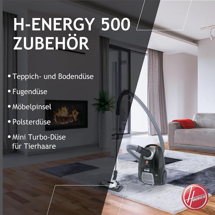 Actual product image Hoover HE520PET - Stofzuiger met zak Pet - 3,5 l