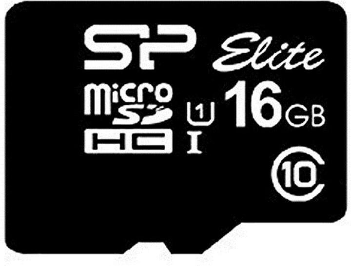 Actual product image Silicon Power Elite (16 GB, microSDHC, U1, UHS-I)