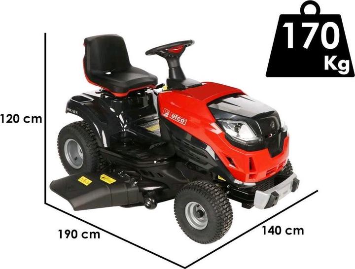 Produktbild Efco EF 109 L16 K Aufsitzmäher mit SeitenauswurfMulching