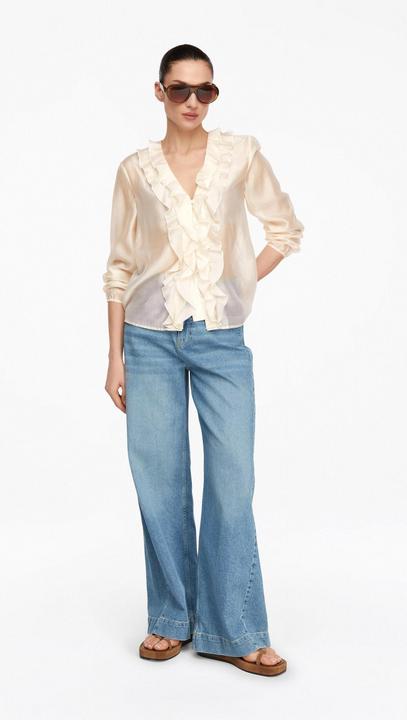 Immagine prodotto Comma Bluse Romantische Lyocell-Voile-Bluse mit Knopfleiste (32)