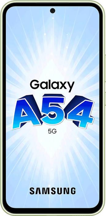 Produktbild Samsung Galaxy A54 5G (128 GB, Awesome Lime, 6.40", Hybrid Dual SIM, 5G)
