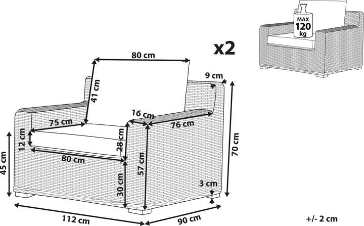 Actual product image Beliani Ardea