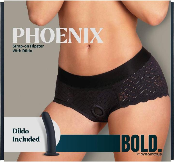 Actual product image Dream Toys Bold. Phoenix Strap-On Hipster With Dildo, XXL