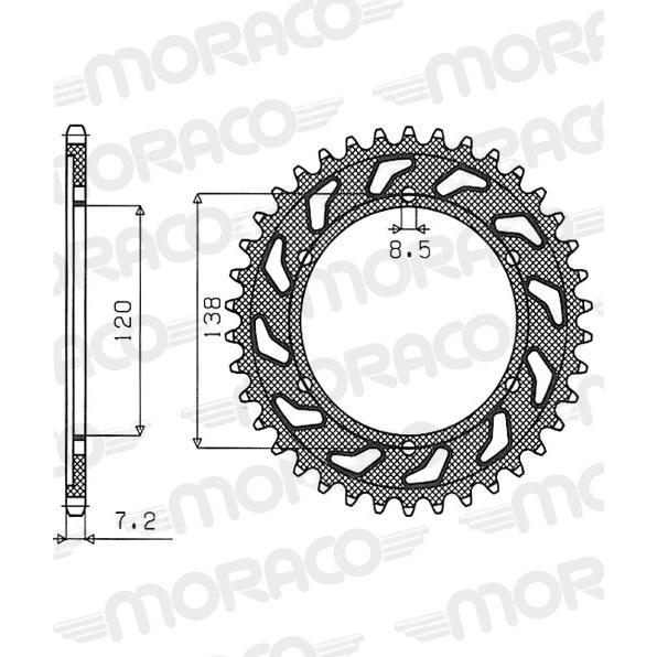 Supersprox, Accessori per moto, JTR312-40 # 1-4514-40 # 50-29005-40