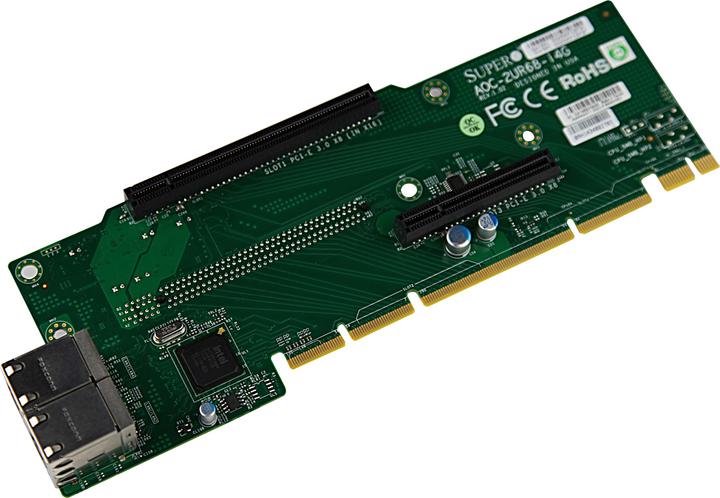 Produktbild Supermicro Super Micro Add-on Card AOC-2UR68-I4G 2U Ultra Riser (Ethernet)