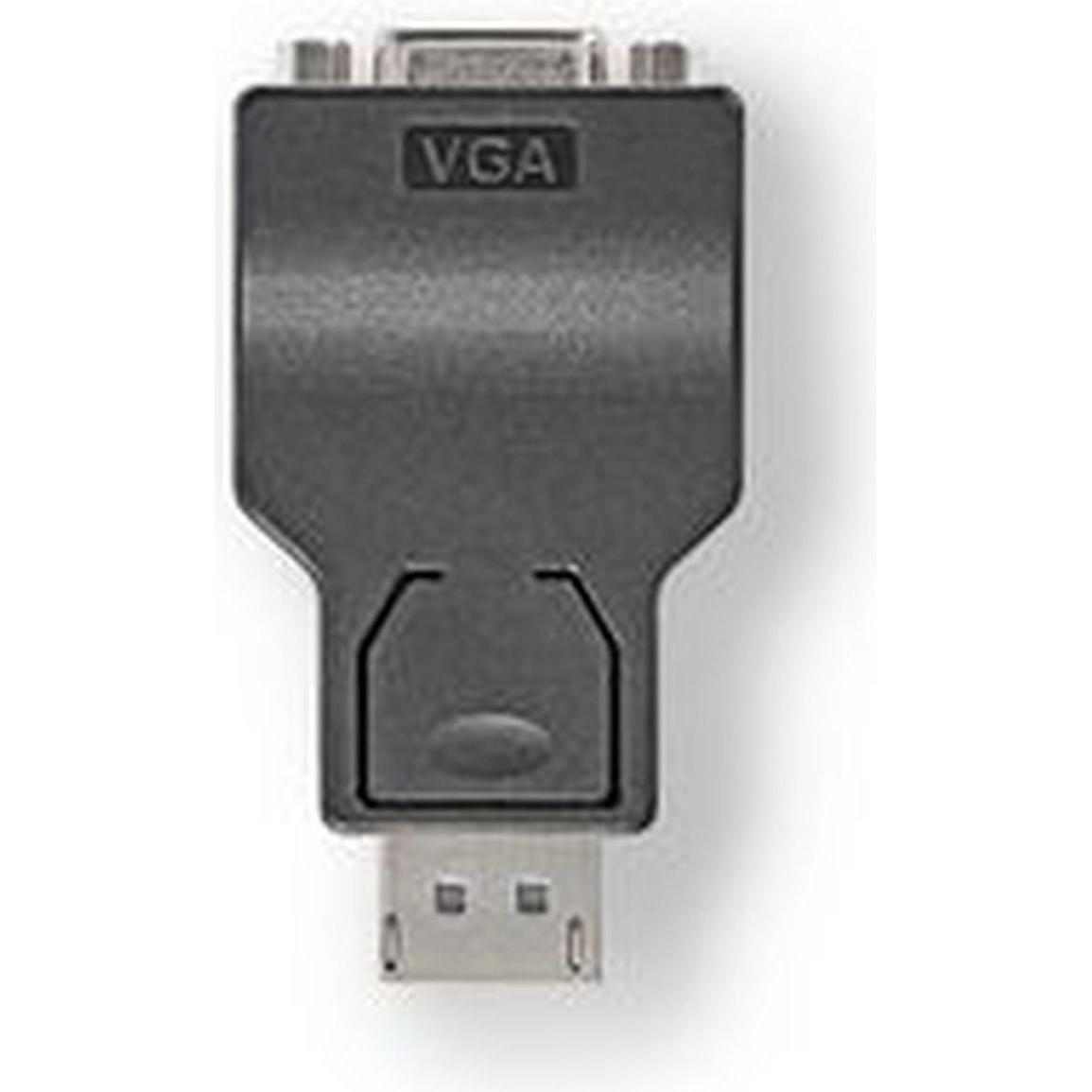 Nedis Nero Adattatore Displayport - Vga Displayport Maschio - Vga, (Vga), Adattatore Dati + Video,
