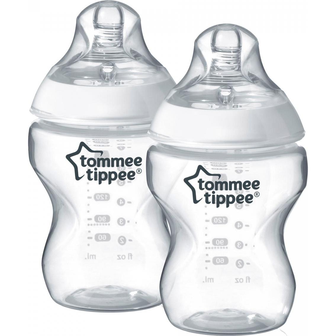 Tommee Tippee Bianco Biberon, C2n Closer To Nature Natured (260 Ml)