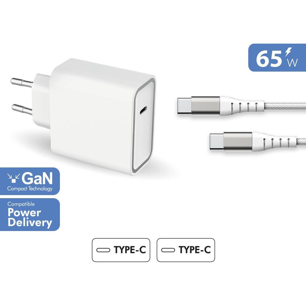 Force Case Fplics65wgancblccw (65 W), USB Ladegerät, Weiss