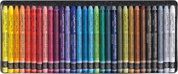 Image du produit Caran d'Ache Neocolor II Aquarelle Metallschachtel (Multicolore, 30 x)