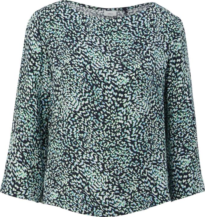 Image du produit s.Oliver Bluse Bluse mit seitlich geschlitztem Saum (46)