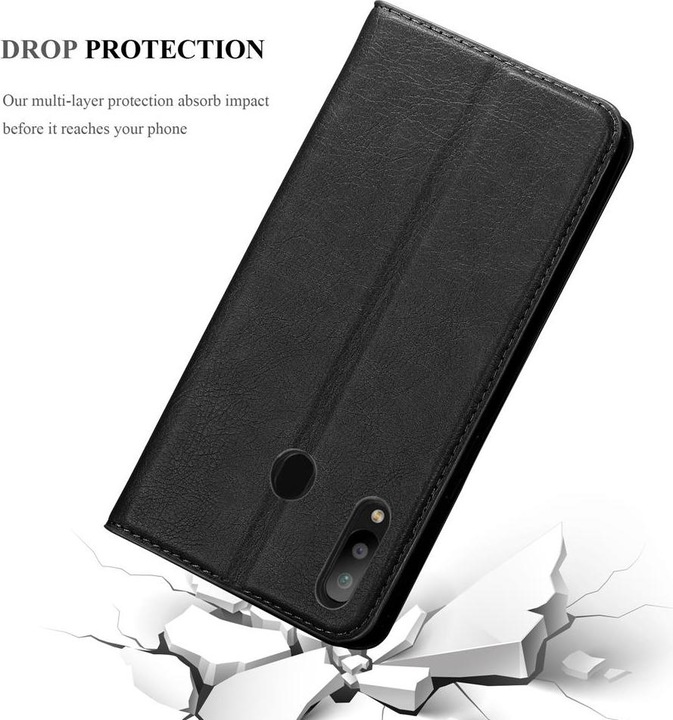 Actual product image Cadorabo Book Invisible Magnet Cover (Samsung Galaxy M30)
