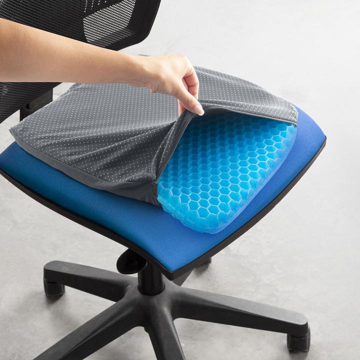 Actual product image InnovaGoods Honeycomb silicone gel pad (37 x 39 x 3 cm)