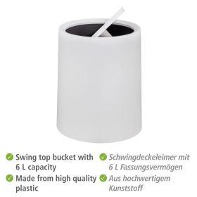 Actual product image Wenko Swing top bin Atri (6 l)