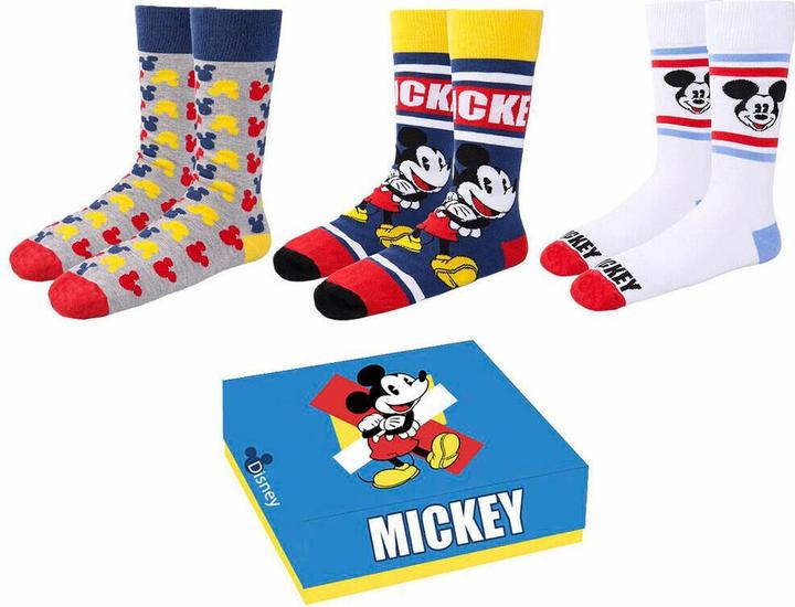 Produktbild NoName MICKEY - Pack de 3 paires de chaussettes (T40-46) (3er Pack, 40 - 46)