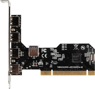 Produktbild Lanberg PCI-US2-005 Schnittstellenkarte/Adapter Eingebaut USB 2.0