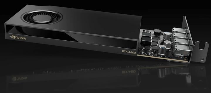 Produktbild PNY Grafikkarte RTX A400, Grafikkategorie: Professional/CAD (4 GB)