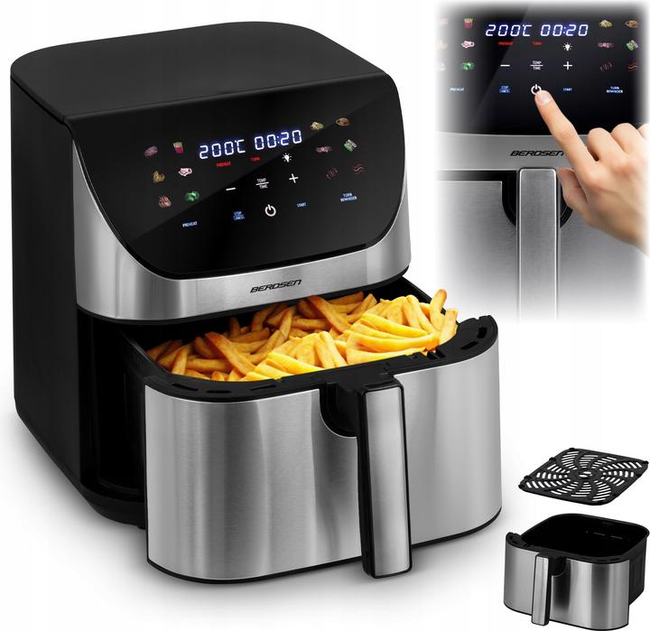Berdsen Heissluftfritteuse XXL Airfryer mit Touchscreen