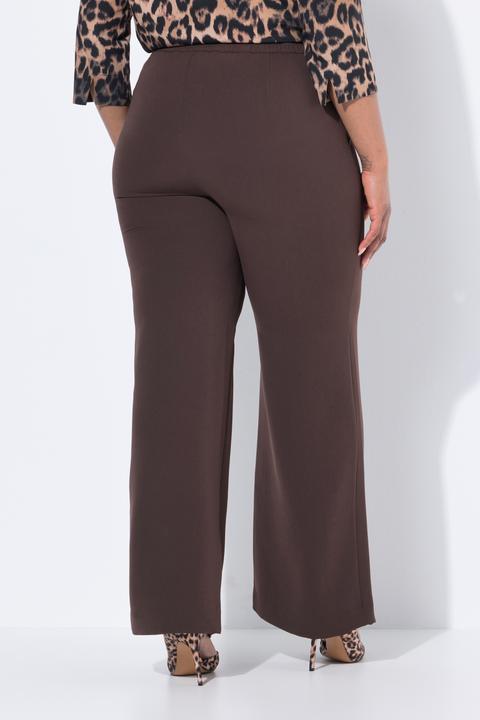 Produktbild Ulla Popken Anzughose, weites, gerades Bein, Elastikbund (52)