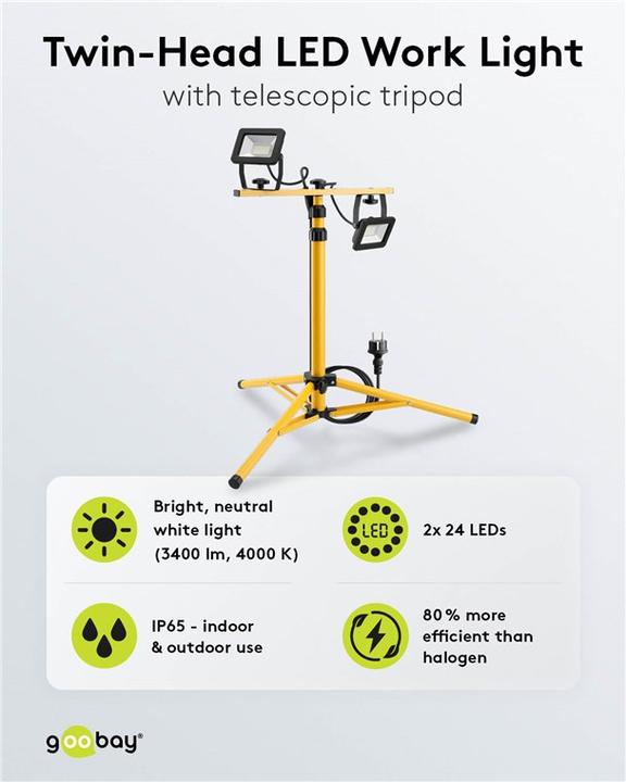 Produktbild Goobay LED-Baustrahler (3413 lm)