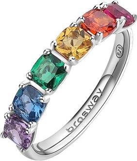 Immagine prodotto Brosway - Fancy Joyful Rainbow Silver Ring FJR07 - Circuit: 58 mm (58)