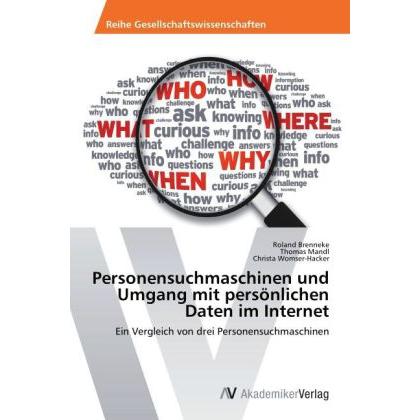 Personensuchmaschinen und Umgang mit persönlichen Daten im Internet, Fachbücher von Christa Womser-Hacker, Thomas Mandl,...
