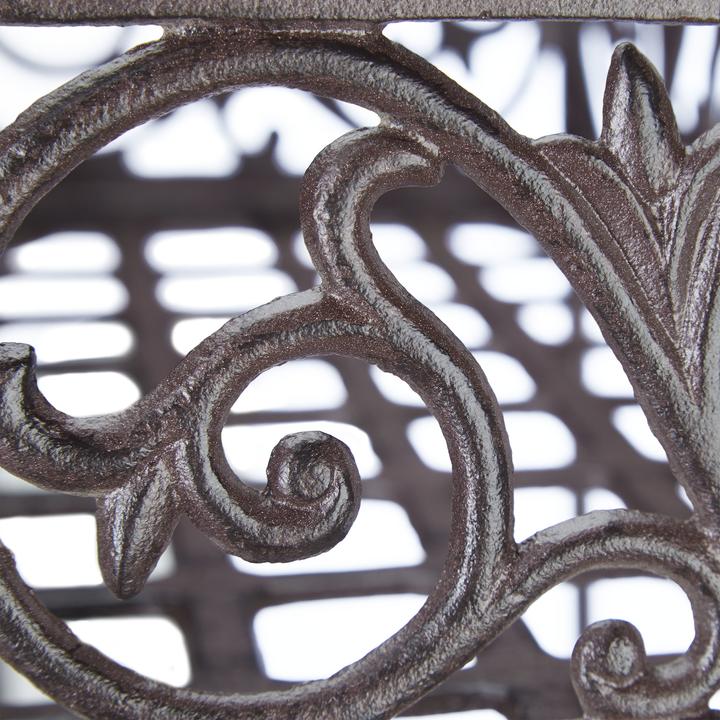 Actual product image Relaxdays Flower Shelf, Cast Iron
