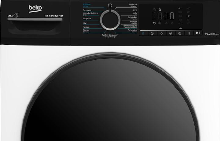 Image du produit Beko Waschtrockner WTS210, W7kg/T5kg