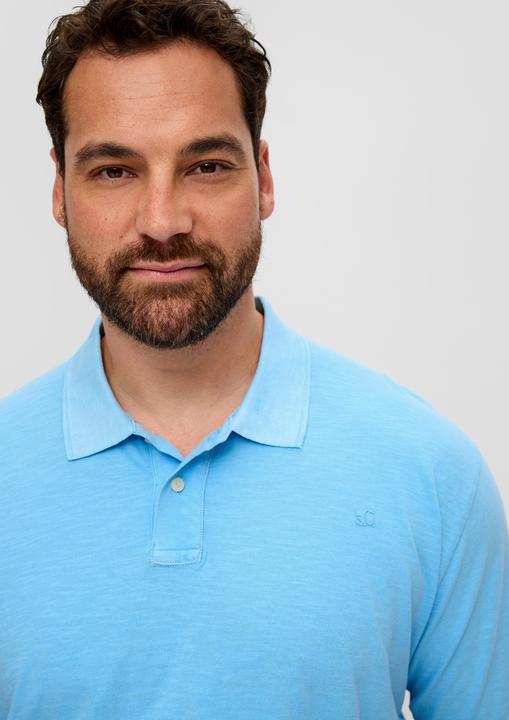 Actual product image S.Oliver Polo-Shirt Poloshirt mit kleinem Logo-Print (XXL)