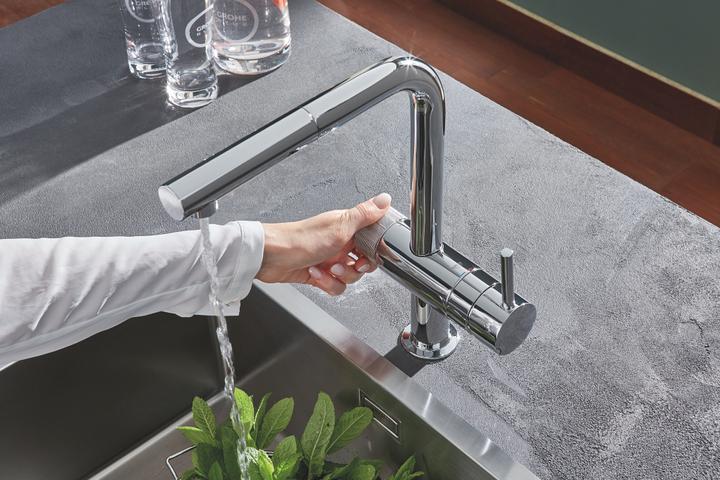 Immagine prodotto Grohe Rubinetto da cucina con funzione di filtro Blue cromo lucido 30385000