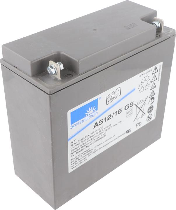 Actual product image Tadiran Sonnenschein Dryfit A512/16 G5 Blei Akku, Anschluss M5, VDS G1892 (16000 mAh)