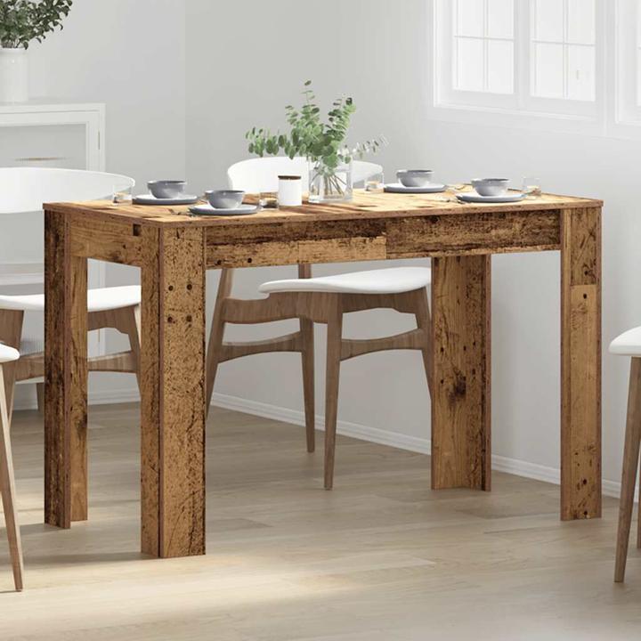 Image du produit VidaXL Esstisch Altholz-Optik 120x60x76 cm Holzwerkstoff (120 x 60 x 76 cm)