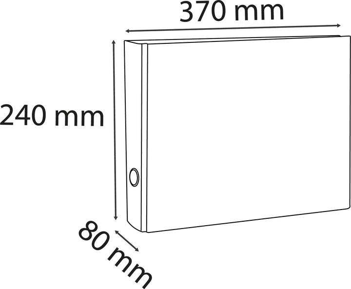 Actual product image Exacompta Ordner (A4, 80 mm, 40 Piece)